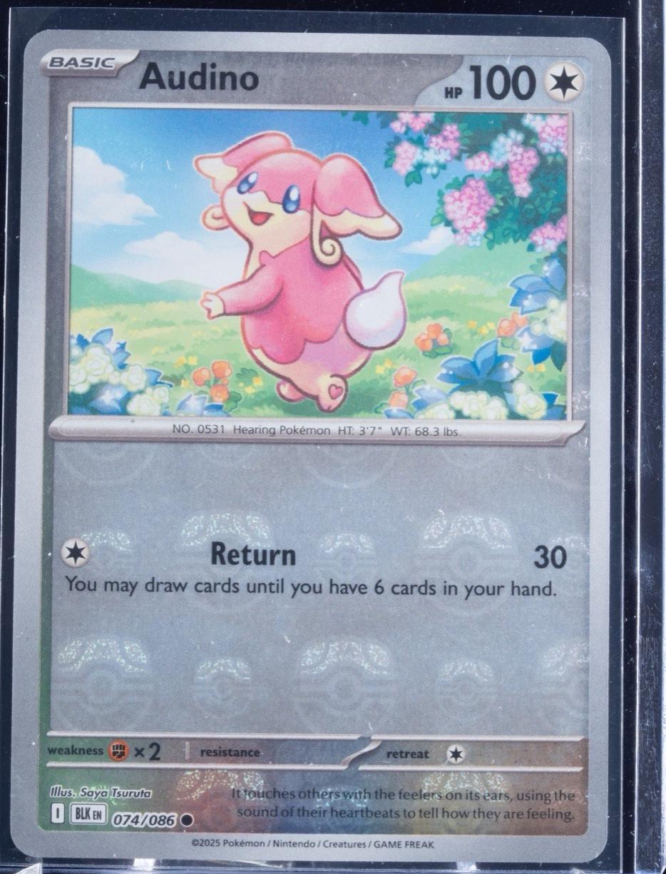 Japanese Black Bolt Audino [Master-Ball] Pokémon card